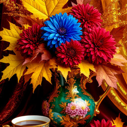Пазл: Осенний букет