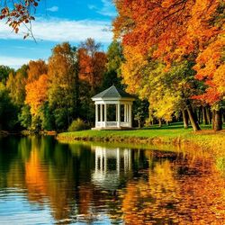 Пазл: Осенний день в парке