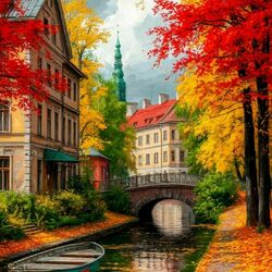 Пазл: Осенним днем