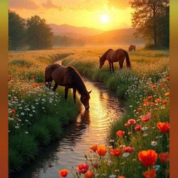 Пазл: На лугу