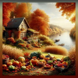 Пазл: Дары осени