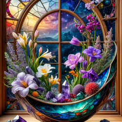 Пазл: Композиция из фрезий