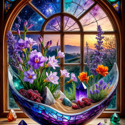 Пазл: Композиция из фрезий