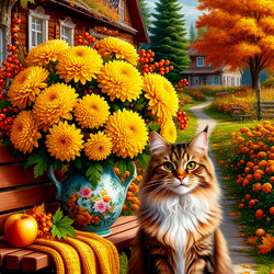 Пазл: Осенний букет