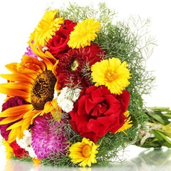 Пазл: Пышный букет