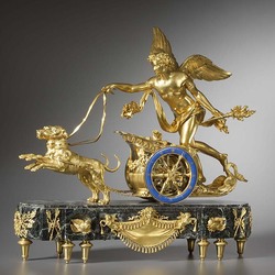 Пазл: Каминные часы