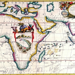 Пазл: Старинная карта