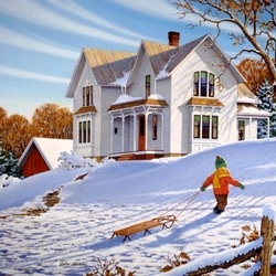 Пазл: На горке