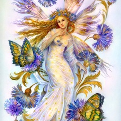 Пазл: Васильковая фея