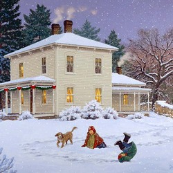 Пазл: Ура, снег!