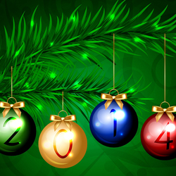 Пазл: Новогодние шарики