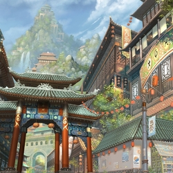 Пазл: Восточный городок