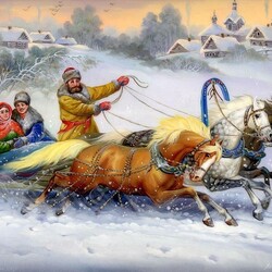 Пазл: Эх, прокачу