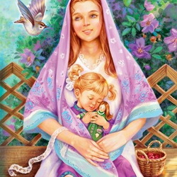 Пазл: Доченька