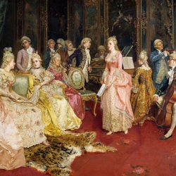 Пазл: Концерт в салоне