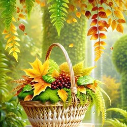 Пазл: Осенняя корзинка