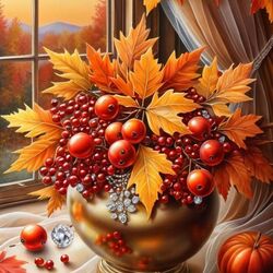 Пазл: Осенний букет
