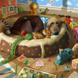 Пазл: Коробка для игрушек