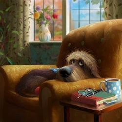 Пазл: Папино кресло