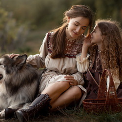 Пазл: Собака на прогулке