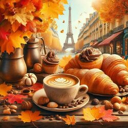 Пазл: Осень  в Париже