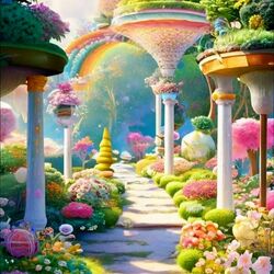 Пазл: Лестница в дивный сад