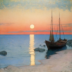 Пазл: Безмятежность на закате