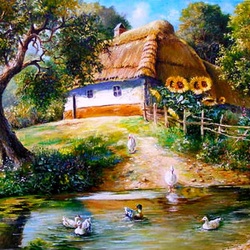 Пазл: У ручья