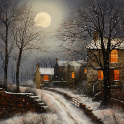 Пазл: Неслышной поступью пришла зима