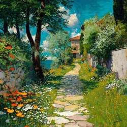 Пазл: Брызги лета