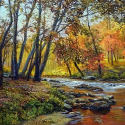 Пазл: Осеннее дыхание леса