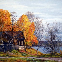 Пазл: Старая изба