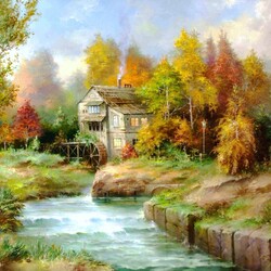 Пазл: Мельница