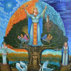 Пазл: Макошь — богиня судьбы