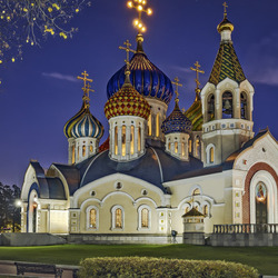 Пазл: Вечер у храма