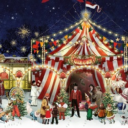 Пазл: Рождество в цирке