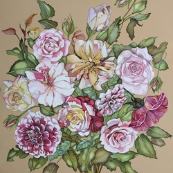 Пазл: Букет цветов 