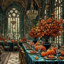 Пазл: Званый ужин на Хэллоуин