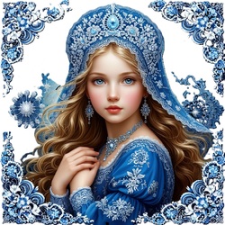 Пазл: Снегурочка