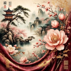 Пазл: Восточная живопись