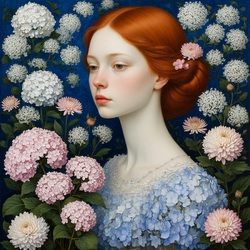 Пазл: Портрет Гортензии