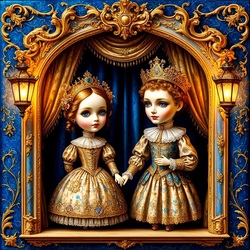 Пазл: Куколки