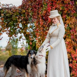 Пазл: Дама с собачками