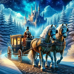 Пазл: Зимняя поездка 