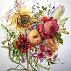 Пазл: Букет осенних красок