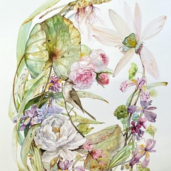 Пазл: Букет для нимфы