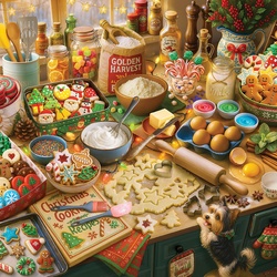 Пазл: Рождество будет вкусным