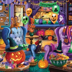 Пазл: Веселый интерьер