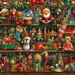 Пазл: Игрушки на витрине