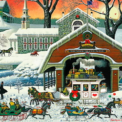 Пазл: Сумерки перед Рождеством 